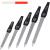 3 Swords Germany - double sided SAPPHIRE METAL NAIL FILE set (5 pcs.) with 3-way nail buffer (1 pc.) Made in Germany (695) 5 Files / 1 Buffer