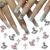 25 pieces planet nail art charms white pink 3d cross nail art accessories Saturn form rhinestone nail gem stone shiny nail jewelry acrylic nail accessories for women nail decoration