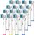 Electric Toothbrush Replacement Heads 16 Pack / Compatible Oral B Braun Replacement Brush Heads / Compatible Oral B Replacement Brush Heads 16blue