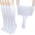 Extra Wide Socks for Lymphedema Swollen Feet Leg, Bariatric Socks, Medical Cast Sock, Diabetic Non Binding Socks – Neuropathy Swelling Feet Socks for Women Men(2 Pairs(White))