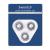 SweetLF 3 Pcs Replacement Shaver Head Blade Cutters IPX7 Waterproof Electric Razor Wet & Dry 3D Mens Rotary Shaver SW-BC09 Sliver