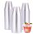 JOLLY CHEF 9 OZ Clear Disposable Plastic Cups 100 Pack Clear Plastic Cups Tumblers Heavy-duty Party Glasses Disposable Cups for Wedding Thanksgiving Christmas Halloween Party 9-Clear-100