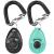 Dog Clicker 2 PCS Black&Green Diyife Pet Training Clicker with Wrist Strap for Dog Cat Horse black & green