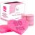 60-Count Compressed Facial Sponges | Cellulose Facial Sponges | 100% Natural Cosmetic Spa Sponges for Facial Cleansing | Exfoliating Mask | Makeup Removal | Heart Shape Compressed Facial Sponges | Reusable | Exfoliating Mask
