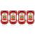 Red Gold Ketchup, (Regular) Squeeze Bottle, 20oz Bottles (Pack of 4)