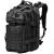 Tru Salute Military Tactical Backpack Large Army 3 Day Assault Pack Molle Bugout Bag Rucksack (black)