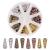 PH PandaHall 80pcs 4 Colors Earring Cones for Jewelry Making  18x18mm Tibetan Metal Cone Bead End Caps Spacer Beads Caps Bead Cone for DIY Earring Jewelry Pendants DIY Crafts Making  Hole: 1mm