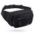Freetoo belt pocket for women and men with 6 zip pockets - waterproof bunkbag for walks with dogs running hiking traveling and vacation black