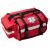 NOVAMEDIC Professional Empty Red First Responder Bag  17 x 9 x 7  EMT Trauma First Aid Carrier for Paramedics and Emergency Medical Supplies Kit  Lightweight and Durable