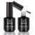 beetles Gel Polish 2 in 1 Nail Glue and Base Gel Kit for Acrylic Nails, 2PCS 15ML Super Strong Brush On Nail Glue Gel for False Nails and Gel Nail Polish, UV/LED Lamp Required A-Nail Glue Gel *2