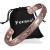 Feraco Magnetic Copper Bracelet for Women Magnetic Therapy Bracelet for Arthritis Pain Relief High Gauge 99.9% Solid Copper with Magnets Anti-Allergies Vintage Flower Copper Magnetic Bracelets