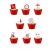 Top That 33 Stand Up St George's Day English Celebration Themed Edible Wafer paper Cake Toppers Decors