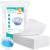 OUMEE 90 Count Super Absorbent Commode Pads for Bedside Commode Bucket Commode Liners Pads with Absorbent Gel Potty Liner Pads for Portable Toilet Bags Bedpans (90 Pcs/Absorbent Pads)