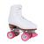 Chicago Women's and Girl's Classic Roller Skates - Premium White Quad Rink Skates - Size 6
