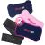 2 x Reusable Ice Packs for Injuries with Adjustable Wrap-Around Strap | Soft Gel Ice Pack Set for Pain Relief | Dual Hot and Cold Pack Kit for the Back, Neck, Ankle, Knee, Hip, Arm, & More (Magic Gel)