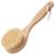 Hydrea London Dry Body Brush Premium Exfoliating Dry Skin Brush Cactus Bristle Vegan Dry Brush Cellulite Remover Exfoliating Body Scrubber for Lymphatic Drainage FSC Certified Beechwood