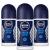 Nivea Men Anti Perspirant Roll On Fresh Active Longlasting Freshness Ocean Extracts 48 Hour Protection 1.7 Ounce (Pack of 3)