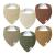 Lulu moon bib baby triangular scarf baby muslin scarf baby for boys and girls (6 pieces valley)