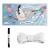 160 x 70 cm large stork banner set for birth weatherproof clattering stork banner blue