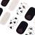 Danni & Toni Half hardened gel nail films (Endless Love) Heart-shaped colorful sequins Valentine's Day Gl ninend UV gel nail foil nail design nail foil self-adhesive wraps 28 sticker endless love-de
