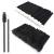 200 pieces of lash brush portable black make-up brush set (lip brush disposable eyelash brush) for daily activities (black)