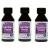 De La Cruz Gentian Violet - Violeta de Genciana - Tincture of Violet 1% First Aid Antiseptic  2 FL OZ (3 Bottles)