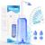 Showvigor Neti pot sinus set 300ml nasal douche with 20x salt nose washing can for nasal cleaning nasal rinsing nasal rinsing salt for adults and children