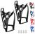 Suruid Bike Water Bottle Cage, Universal Bike Water Drink Holder, Durable Ultralight Plastic Water Bottle Holder for Bicycle, Cycling Bottle Cages for MTB, Road Bike, Mountain Bikes, 2 Pack - Black
