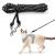 Extra Long Cat Lead for Garden 4.5M/15FT Lightweight Outdoor Cat Leash Long Light Extension Long Thin Lead for Rabbits Kitten Puppy and Small Animals