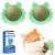 AUCENIX catnint balls toys for cats catnip wall rollers for cat licks tooth cleaning dental edible kitten toys natural rotating cat toys (2 pieces green)