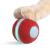 Cheerble Smart Interactive Cat Toy, Automatic Moving Bouncing Rolling Ball for Indoor Cat Kitten, Self Rotating Ball with Lights and Bell 1 Red