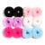 Fuzzy Furry Artificial Rabbit Fur Faux Fur Hair Band Rope Hair Holder Wristband Hair Ring Hair Tie Ponytail Holder Hair Accessories (Bright Mixed)