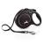 Flexi - new classic pull -out leash for dogs up to 50 kg - ultra -high belt - 360 guide and braking system - L - 8 m - black black L: 8 m