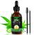 Jamaican Black Castor Oil Cold Pressed 60ml Black Castor Oil in A Glass Bottle with Glass Dropper Eyelash&Eyebrow Brushes Hexane Free Castor Oil for Fuller Thicker Hair Eyelashes Moisturizes Skin