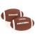 Chiwava 2 pieces 6 inches Latex dog toys ball football rugby get interactive toys for medium big dogs 6 "big dogs 2 pieces