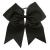 Kenz Laurenz Cheer Bows Black Cheerleading Softball - Gifts for Girls and Women Team Bow with Ponytail Holder Complete Your Cheerleader Outfit Uniform Strong Hair Ties Bands Elastics 1