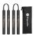 MSGumiho Nunchucks Cord Nunchakus Safe Foam Rubber Training Nunchucks with Cord 2PCS for Kids & Beginners Practice and Training Black