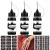 Charmark Fake Freckles Temporary Painting Kit Freehand Ink Semi Permanent Kit, Temporary Painting Freehand Gel/Ink 84 Pcs Stickers Stencils Full Painting Kit 3 Bottles