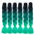 KanCalon hair green braids extension hair 6 pieces ombre jumbo braids hair extension 24 " crochet braids synthetic braiding hair extensions (black too deep green) C7