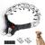 Dog Training Collar Metal Choke Chain for Dog Adjustable Durable Thick Prong Collars Dogs Anti Bark Collars for Large Medium Small Dogs Outdoor Trainings