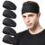 Acozycoo Mens Running Headband,5Pack,Mens Sweatband Sports Headband for Running,Cycling,Basketball,Yoga,Fitness Workout Stretchy Unisex Hairband 5 Black