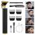 URAQT Hair Clippers for Men Cordless Clippers Electric Hair Trimmer Beard Trimmer Set Waterproof Detail Beard Shaver T-Blade Trimmer Grooming Cutting Kit with 4 Guide Combs and 2 Hair Combs Black