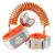Lehoo Castle Toddler Rein for Walking 1.5M Wrist Reins for Toddlers with Induction Lock Anti Lost Wrist Link Toddler Orange Toddler Wrist Strap for Walking (Orange)