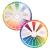 Creative Color Wheel  Paint Mixing Learning Guide Art Class Teaching Tool for Makeup Blending Board Chart Color Mixed Guide Mix Colours (9.25inch)