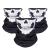 JTDEAL 3 Pack Motorcycle Skull Mask Balaclava Skull Skeleton Mask for Motorcycle Bicycle Ski Halloween Black