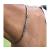 Shires Equestrian - Blenheim Leather Jockey Neck Strap - Black - Size: 3/4.