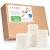 Cotton pads made of cotton 600 pieces - lint -free slimming pads - Effective facial cleaning for you - Cosmetic pads Suitable for sensitive skin - in the bag - for make -up salon lotion