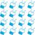 Frienda 16 Pieces Nose Stop Clips Nose Nasal Stopper Clips Plastic Foam Nose Clips for Accidental or Emergency Condition