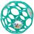 Bright Starts Oball Rattle Easy-Grasp Toy, Teal - 4", Ages Newborn Plus, 1 Count (Pack of 1)