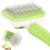 Garsttor Dog brush cat brush dog brush for long -hair hair removed pet brush for long -haired and short hair dog brush underwill self -cleaning fur brush removes matt hair m green green